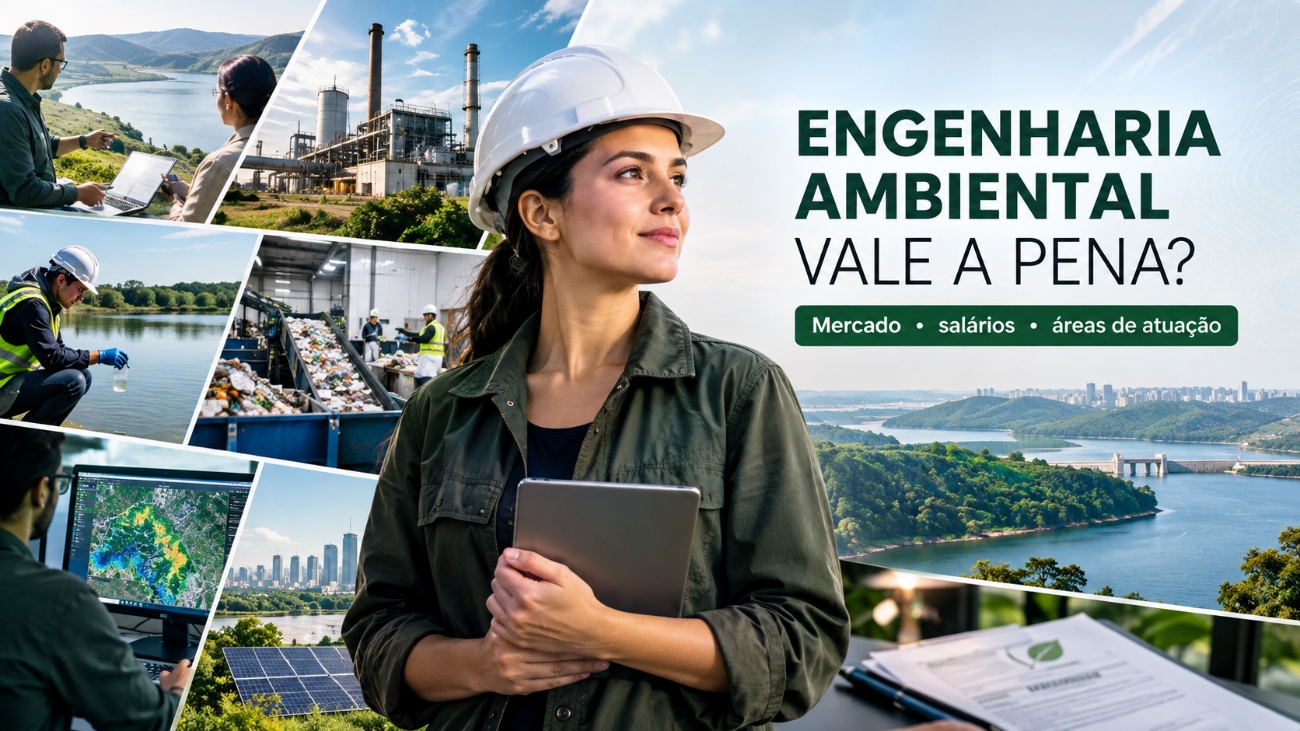 Engenharia Ambiental vale a pena em 2026? Mercado e salário